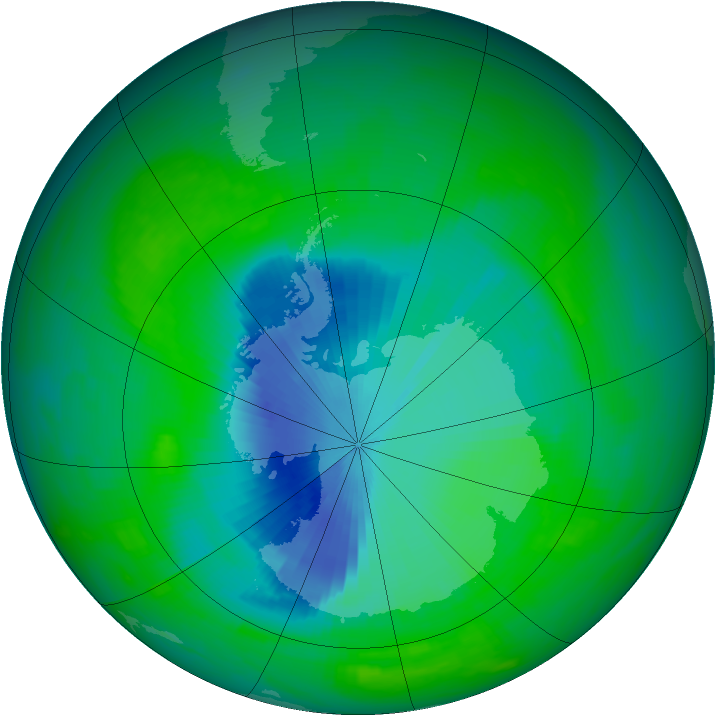 Ozone Map 1989-11-29